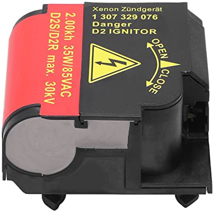 Aramox D2S Lampadina Accenditore, Modulo Accenditore Fari Allo Xeno per Auto C2S15080 Sostituzione per Serie 5 E60 525i M54 2004‑2005(Rosso)
