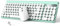 Wireless Typewriter Keyboard and Mouse - Wireless Keyboard with Silent Wireless Mouse, Cute Retro Keyboard Mouse Combo, 2.4G Cordless USB Computer Keyboard and Mouse Set for Windows Laptop/Desktop/PC