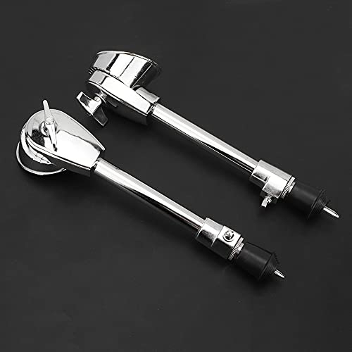 2 Stück Bass Drum Füße, Anti Skid Drum Leg Percussion Zubehör Bein für Instrument