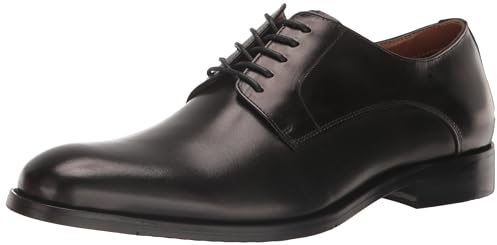 Steve Madden Herren Daedrisch Oxford, Schwarz Leder, 45 EU