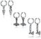 MILACOLATO 3 Paia Di Orecchini Vichinghi Uomo Dangly Norreno Thors Martello Ascia In Acciaio Inox Huggie Piccolo Cerchio Donna Orecchini Gotico Gioielli Argento