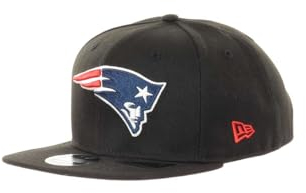 New Era New England Patriots NFL Black OTC 9Fifty Original Fit Snapback Cap - One-Size