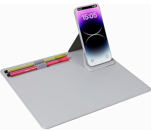 SaharaCase - Universal Mouse Pad Multifunctional Design Foldable Ultimate Gaming and Work Setup - Gray