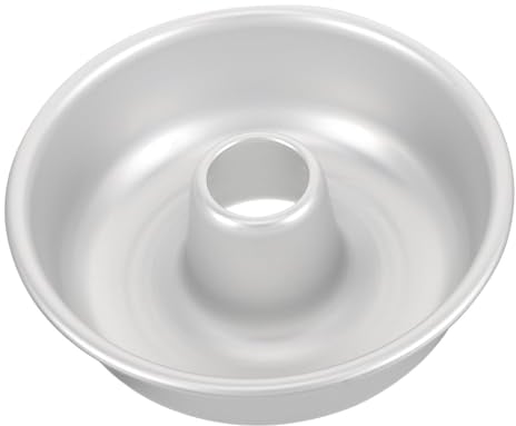 TOVINANNA Large Donut Molds, Nonstick Donut Mould, 7.6 Reusable Baking Cups Aluminium Alloy Hollow Ring Cake Tin Donut Baking Molds, Round Muffin Cupcake Molds
