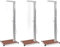 Willood Gartendusche mit Bodenelement Braun WPC Edelstahl Silber,Außendusche garten,Gartendusche bodenplatte,Gartendusche mit handbrause,Duschwanne Pooldusche,Regendusche Campingdusche