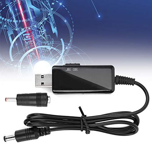 USB to DC Cable usb 12v kabel Power Bank Router Cord, DC Voltage Converter Cable, 5V to 9V 12V Step Up Digital Display Adjustable 5521m, usb a 12v for Power Adapter USB Cables