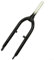 Forcella anteriore in alluminio per bici pieghevole, 50,8 cm, colore: nero