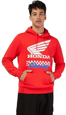 HOODIE FOX FLEECE PO RED L