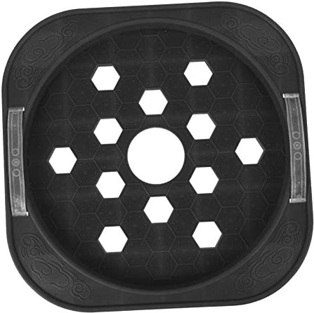 ROMISBABA Gas Tank Bracket Wheels for Kitchen Storage Round Tray Design for Moving Gas Bottles Safely