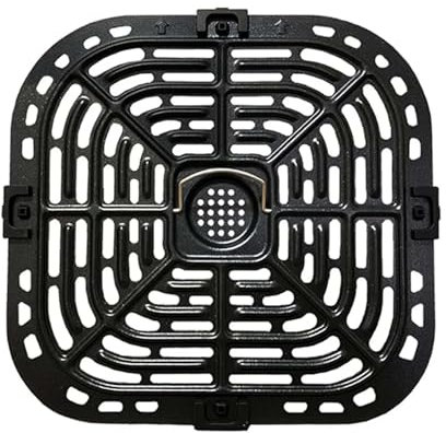 GHJ567RE 6QT Air Fryers, Upgraded Square Grill Pan Tray