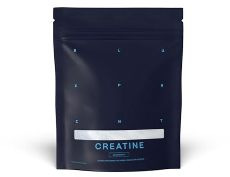 Blueprint Bryan Johnson Creatine Monohydrate Powder – Amino Acid Powder - Supplement Supports Muscle Recovery, Strength & Focus – Unflavored Creatine for Women & Men – 5g Dose – 100 Servings