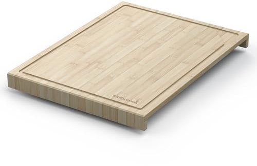 Barbecook Planche à découper en Bambou avec rainure Nestor World 60x40x4cm
