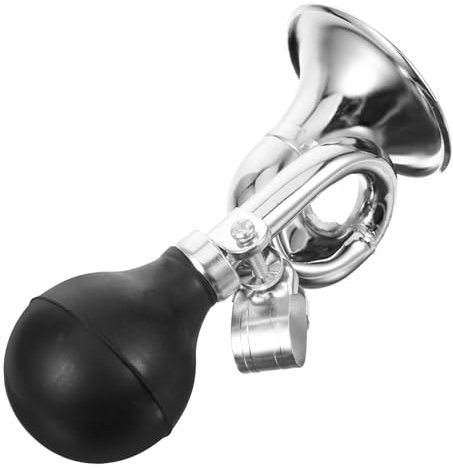 Sosoport Luftdruckhupe Für Fahrrad Kleine Fahrradhupe Zum Drücken Mit Klassischem Design Klarer Und Lauter Einfach Zu Montieren Bedienen Robustes Material Für Zusätzliche Im Straßenverkehr