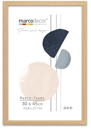 Marcodecor Marco para Fotos color madera, 30 x 45 cm (Madera X1 Ud., 30 x 45 cm)