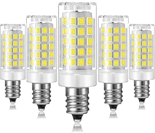 E11 LED Bulb 7W, 220V-240V, 70W Halogen Bulb Equivalent, 700LM, E11 Bi Pin Base Light Bulbs for Chandelier Home Lighting Dimmable(Cool White)