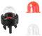 lasuroa 3uds 188-512-1 Bomba Cebado Carburador Presión y Bombilla Cebado, Motores Pequeños Poulan Echo Ryobi Homelite Bolens para Husqvarna Craftsman Desbrozadora Walbro Motosierra(Transparente+Rojo)