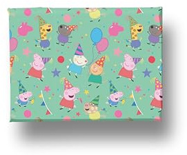 Geschenkpapier mit Aufschrift Peppa Wutz, 4 m Rolle
