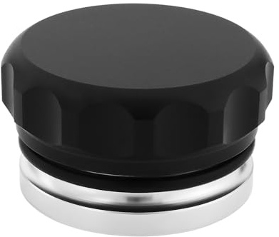 ECSiNG Car 2 Inch Weld-On Filler Neck Oil Cap Aluminium Alloy Cap for Oil Tanks Fuel Tanks Water Tanks Dry Fuel Tanks, Black