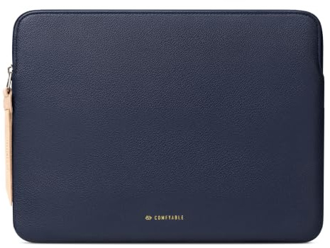 Comfyable custodia tablet compatibile con iPad Air 11 pollici M4 2026, iPad Pro 11 pollici M5, Smart/Magic Keyboard, porta penna, case PU idrorepellente, blu notte