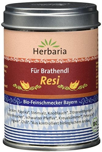 Herbaria Resi Brathendl Gewürzmischung, 1er Pack (1 x 90 g Dose) - Bio