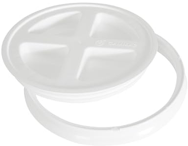 Gamma2 Gamma Vittles Vault Seal Lid fits 3.5-7 Gallon Bucket, White | Verwandelt einen Standard-Eimer in einen luftdichten Aufbewahrungsbehälter für Tierfutter, hergestellt in den USA