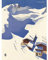 Wee Blue Coo Travel Winter Sport Snow Ski Chalet Alps Austria Art Print Poster Wall Decor Kunstdruck Poster Wand-Dekor-12X16 Zoll