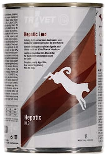 Trovet Hepatic Nassfutter | 6 x 400 g | Diät-Alleinfuttermittel für Hunde | Zur Unterstützung der Leberfunktion | Bei Leberinsuffizienz Erwachsener Hunde und Welpen | Huhn-Reis