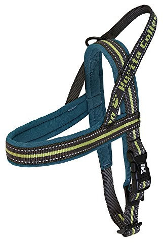 Hurtta Gepolstertes Neopren Hundegeschirr mit 3M Reflektoren für Sicherheit, 14 in, Juniper