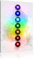 Chakra Elements d'énergie Photo sur Toile | Taille: 60x40 cm | Peinture Murale | Art Print | prêt Couvert