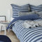 Traumschlaf Jersey Melange Wendebettwäsche Stripe blau