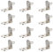 sourcing map 20Stk. Regalstütze 5mm L-Form Stütze Schrank Regal Halterung Keil mit Loch