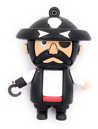 H-Customs Pirate Unique USB Stick 8GB 16GB 32GB 64GB 128GB USB 3.0/64GB