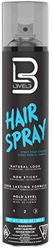 Level 3 Hair Spray - Long Lasting and Strong Hold Hair Spray - Great for Men and Women - Level Three - Suitable for All Hair Types L3…