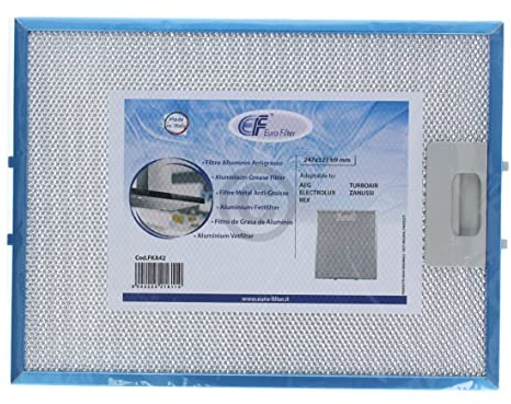 Grease Filter Compatible with Zanussi 5029300900/2 Metal Filter 327 x 247 mm for Cooker Hood