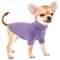 ALAGILRS Haustier Katze Hund Pullover, Hundepullover Kleine Hunde, Rollkragen Haustier Pullover, Winter Warmer Hunde Katzenpullover Kleidung Hundepulli Warm Welpe Kleine Mittel Hunde Purple L
