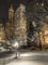 Kunst-Leinwand, auf Holz gespannt, Abendblick auf den Central Park in New York City Frank Assaf – Landschaft vertikales Bild Schönheit in Naturgebäuden Central Par 33_X_25_in
