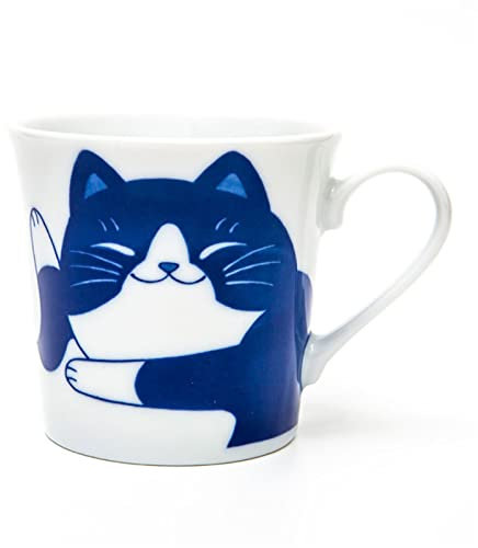 Mugs à infusion Mignon chat tasses 260ml Tasse de lait en céramique de 260 ml de style japonais de style japonais de thé parfumé eau tasse de cadeau créatif résistant à la chaleur for amis Meilleur Ca