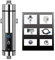 Tankless Durchlauferhitzer Elektrisch,CEIEVER Tankless Shower Warmwasserbereiter mit LED-Anzeige 220V 3500W Sofortiger elektrischer Durchlauferhitzer für die Dusche im Badezimmer (Silber-3500W-2)