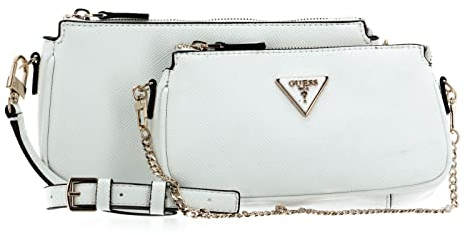 GUESS Noelle, DBL Pouch Crossbody, weiß(white), Gr. -