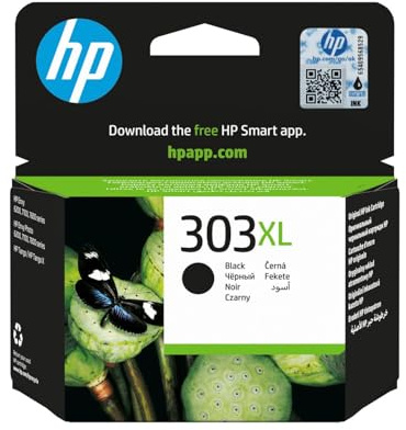 HP 303Xl High Yield Black Original Ink Cartridge, T6N04AE#UUQ