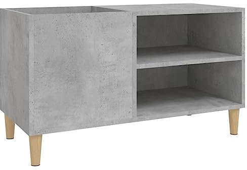 vidaXL Plattenschrank Betongrau 84,5x38x48 cm Holzwerkstoff