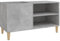 vidaXL Plattenschrank Betongrau 84,5x38x48 cm Holzwerkstoff