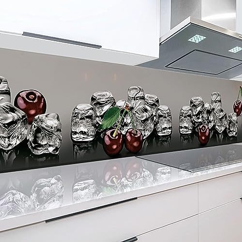 Rodnik Küchenrückwand robuste ABS-Kunststoff Platte Monolith in Deluxe Qualität, Direktdruck. MOTIVAUSWAHL (Kirschtraum, 60x400 cm)