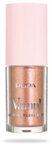 Pupa Ombretto Liquido Vamp! Colore 008 Copper - Ombretto liquido dal Finish scintillante, lunga Tenuta, disponibile in 12 diverse Tonalità (Formato 4 ml)