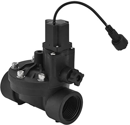 Garden Irrigation Solenoid Valve G1 Internal Thread Irrigation Timer Solenoid Valve Pulse 9V Water Timer Solenoid Valve for Garden Courtyard