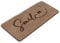 VmG-Store 10x Labels zum Aufnähen Stoff Etiketten aus Wildleder Optik Tags Textiletiketten für Kleidung und Applikation (Smile (SetES12), 10er Set)
