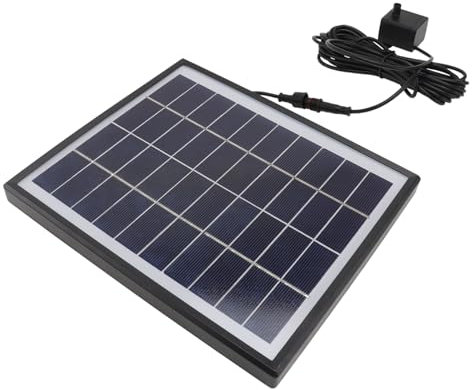 OFFSCH 12v Pompe De Fontaine Solaire Pour Jardin Fontaine Flottante Avec Débit De h Pour Décorations Extérieures Et Bassins à Poissons