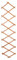 SUNNYDAYS Mon Jardin Treillis en Bois Extensible 180X30X0,7CM