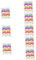 MAGICLULU 8sets Dense False Eyelashes for Cosplay Wispy Lashes 3d Effect 5pairs*8