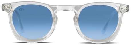 X Frame Therapy Sonnenbrille Reflectron Herren/Damen Acetat UV400 (Indigo Blue)